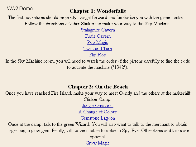 Wonderland Adventures Fire Island Solutions.png
